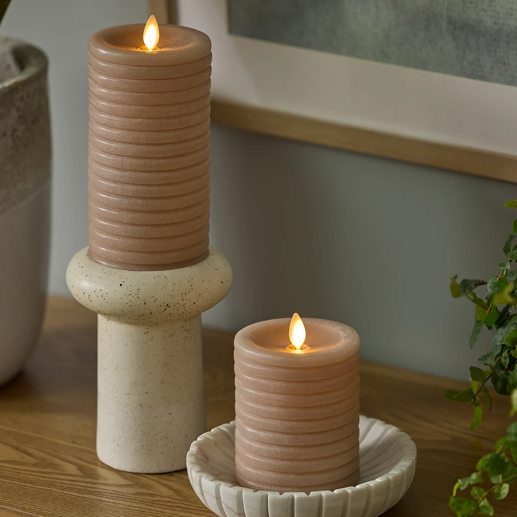 Luminara Flameless Pillar Candles